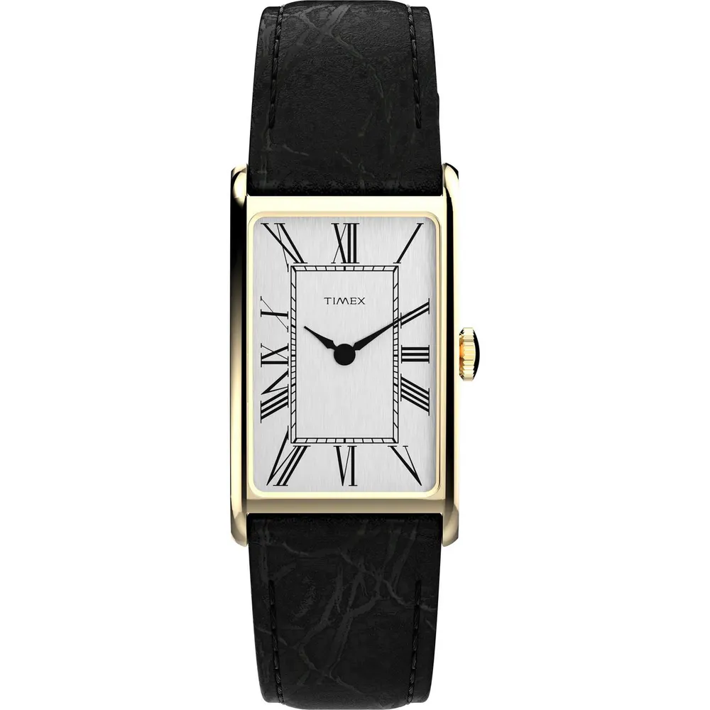 Timex Men's Lab Quartz Analogue Watch in Silver/Black – Accessories