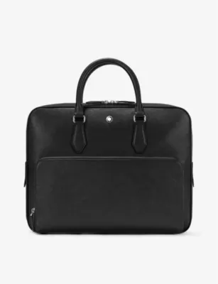 MONTBLANC logo-embellished leather document case