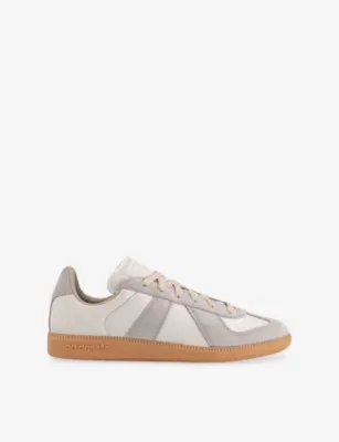 ADIDAS BW Army Leather and Suede Trainers - 11 in CHALK WHITE CLEAR GRANIT – Mens | Trainers | Lace up trainers