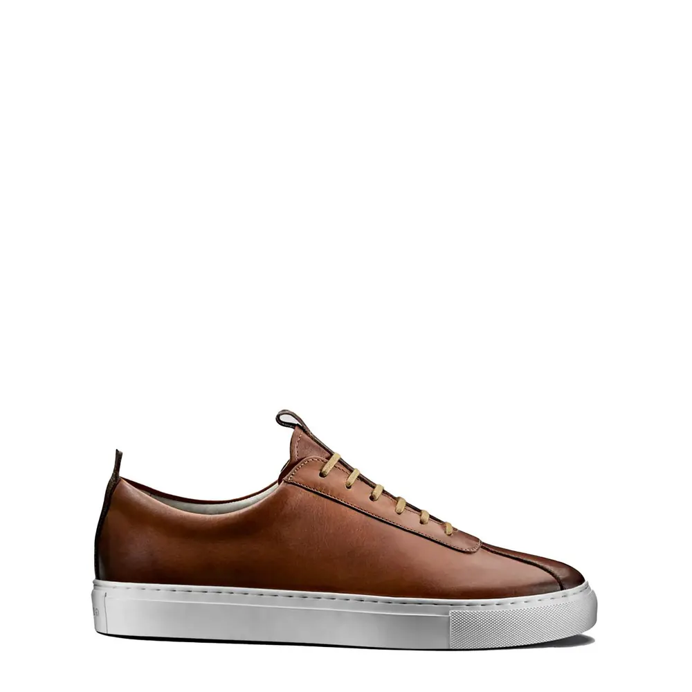 Grenson Sneaker 1 in Tan Handpainted – Footwear