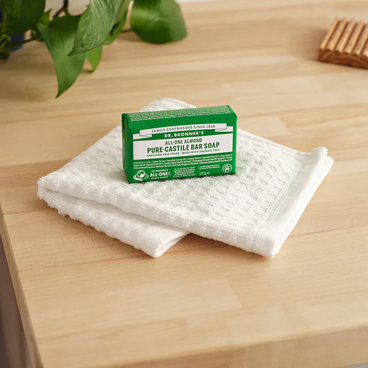 Dr Bronner All-One Almond Pure-Castile Bar Soap 140g, additional product view 2