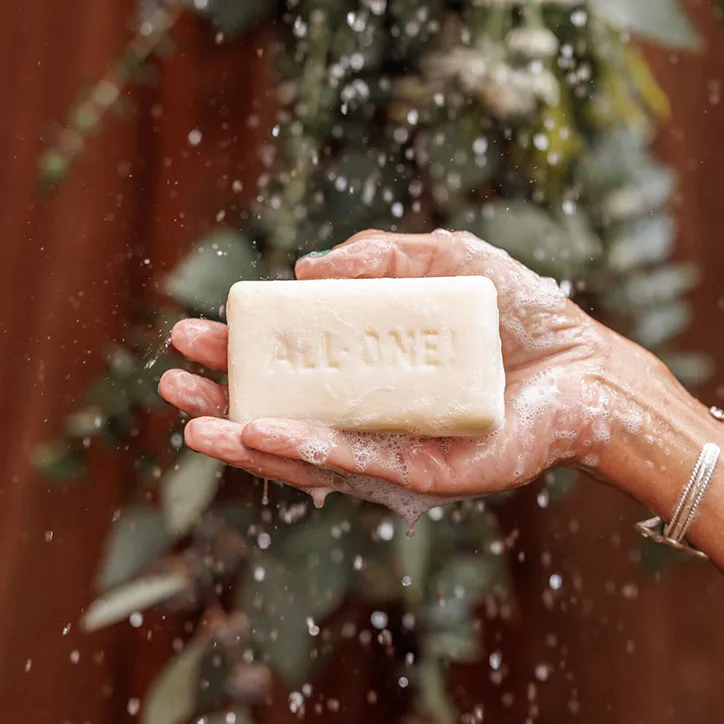 Dr Bronner All-One Almond Pure-Castile Bar Soap 140g, additional product view 3