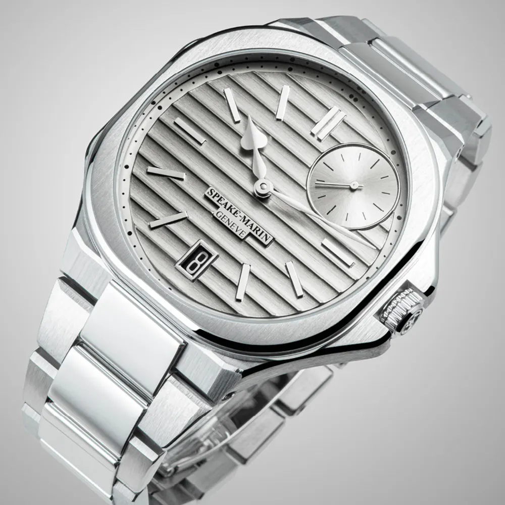 Speake-Marin Ripples Infinity Date 40.5mm Mens Watch White in White, additional product view 2