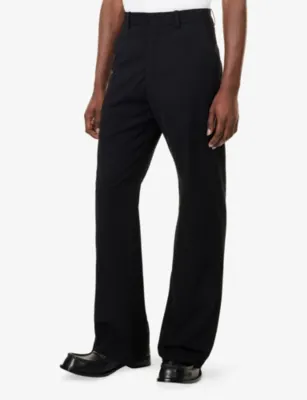 ACNE STUDIOS Palvin Wide-Leg Wool Jacquard Trousers detail 3