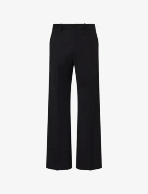 ACNE STUDIOS Palvin Wide-Leg Wool Jacquard Trousers