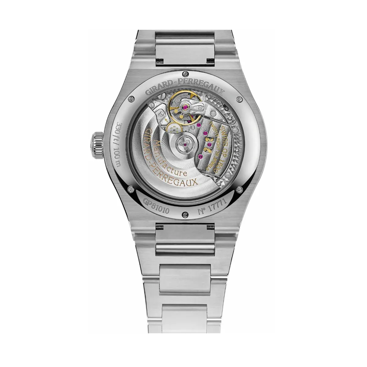 Girard Perregaux Laureato Fifty 42mm Limited Edition Mens Watch Turquoise The For Him Group Exclusive in Green, additional product view 2