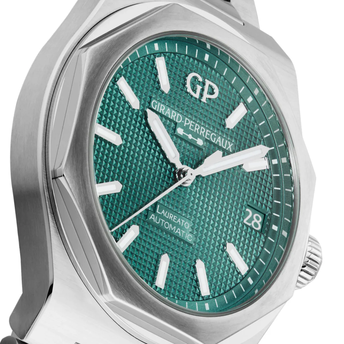 Girard Perregaux Laureato Fifty 42mm Limited Edition Mens Watch Turquoise The For Him Group Exclusive in Green, additional product view 3