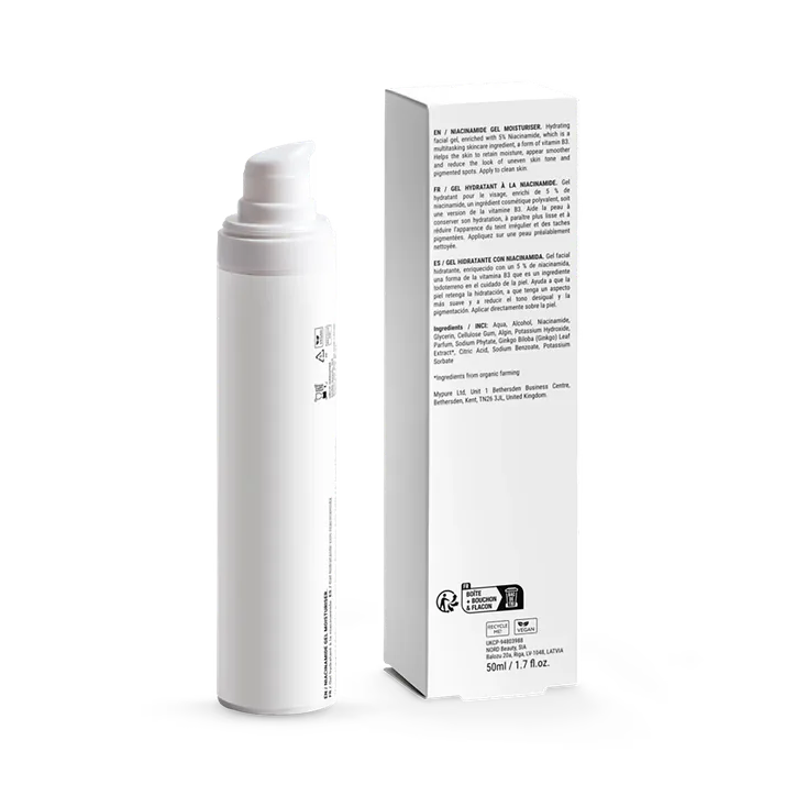 I&CO Cosmetics Niacinamide Gel Moisturiser 50ml detail 2