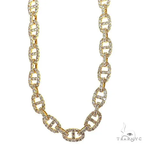 JALGAS - AMERICAS GOLD Diamond Mariner Link Chain 69708 in Yellow – Chain