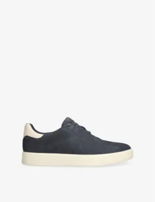 COLE HAAN Grandpro Slip-On Suede Low-Top Trainers - EUR 42 / 8 UK MEN in Navy – Mens | Trainers | Lace up trainers