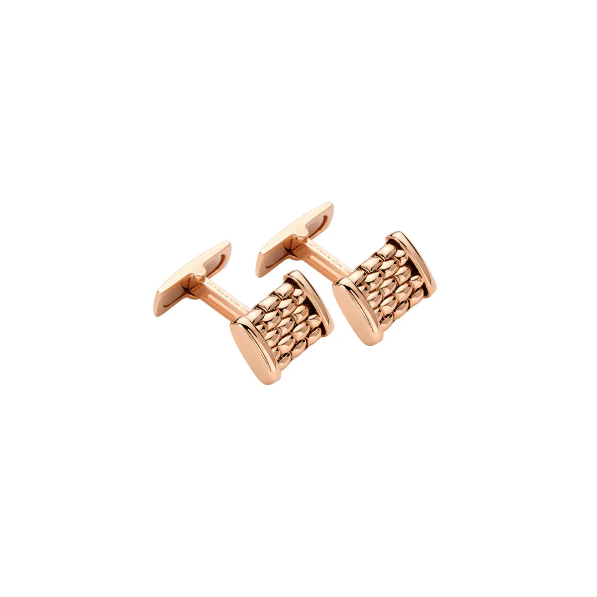 Fope Mens 18ct Rose Gold Cufflinks