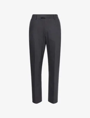 CORNELIANI Regular-Fit Straight-Leg Wool-And-Cashmere Trousers