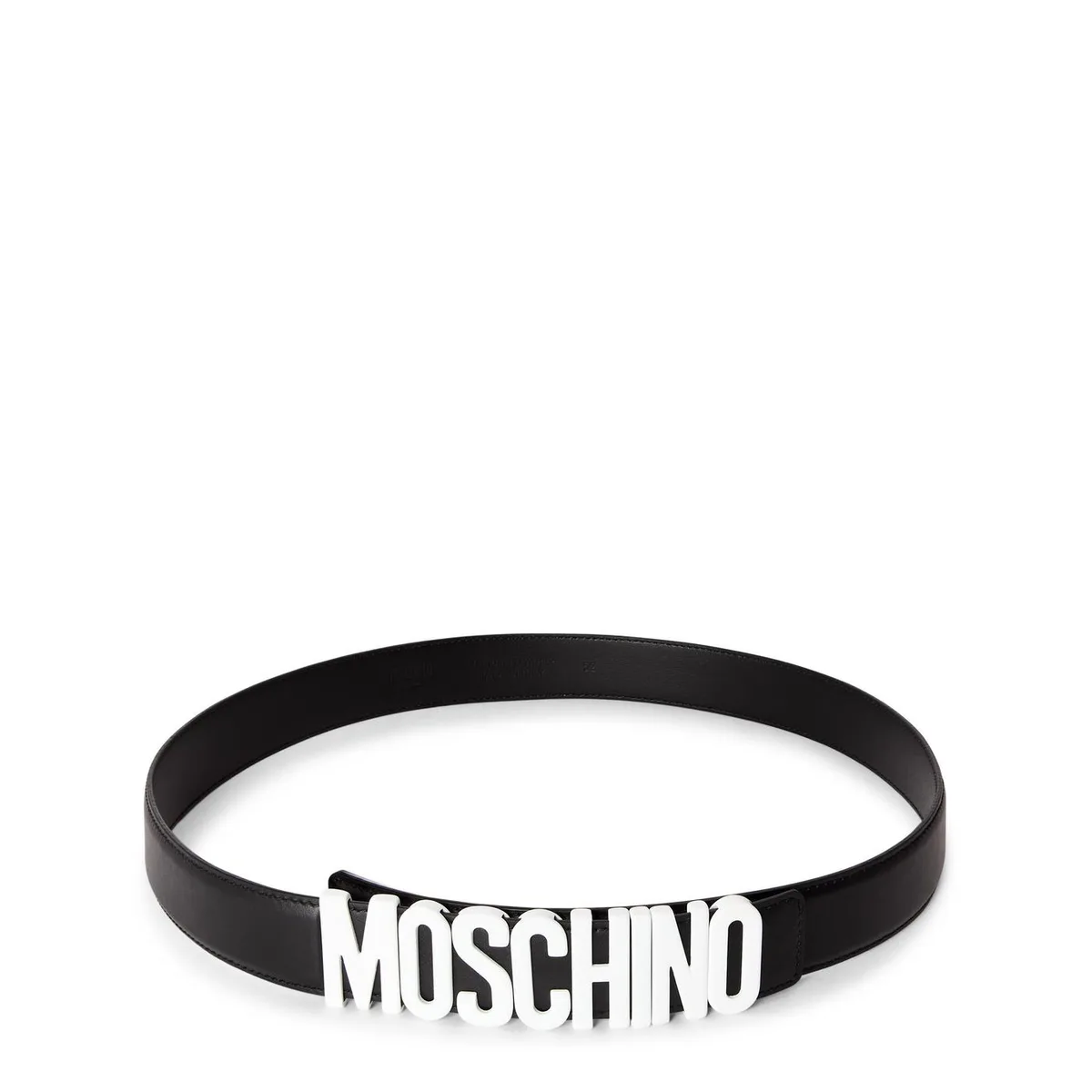 Moschino Men's Leather Belt in Black – Accessories