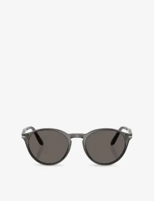PERSOL PO3092SM Phantos-Frame Acetate Sunglasses