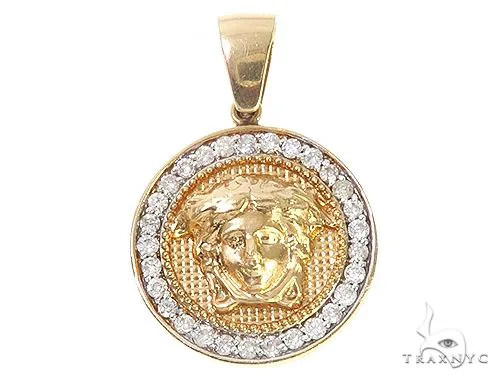RINA - SUNNY 2 Medusa Diamond Pendant 36467 in Yellow Gold – Pendant