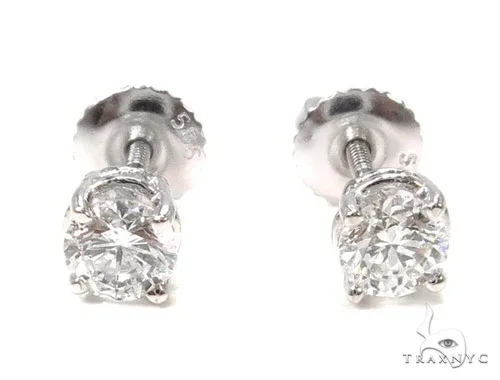 RINA - For Him FACTORY Prong Diamond Earrings 37564 in Rose Gold – Earrings