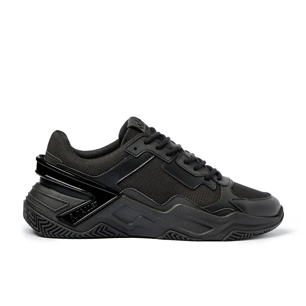 Mallet Men's Union Chunky Trainers in Triple Black – Footwear