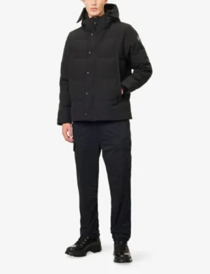 CANADA GOOSE Wyndham Hooded Woven-Down Parka detail 2