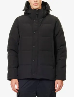 CANADA GOOSE Wyndham Hooded Woven-Down Parka detail 3