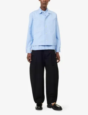 SACAI Rip Stop Relaxed-Fit Cotton-Blend Cargo Trousers detail 2