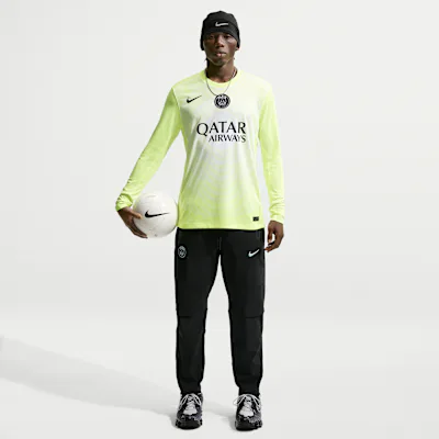Nike Paris Saint-Germain Tech Men's Nike Football Woven Pants - Black/White