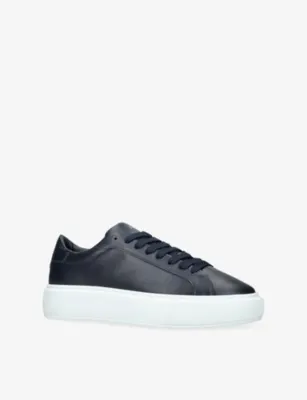 ARNE Essential Leather Trainers - EUR 43 / 9 UK MEN in Navy, additional product view 3