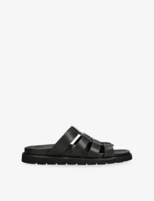 STEVE MADDEN Ankara Leather Sandals - EUR 43 / 9 UK MEN
