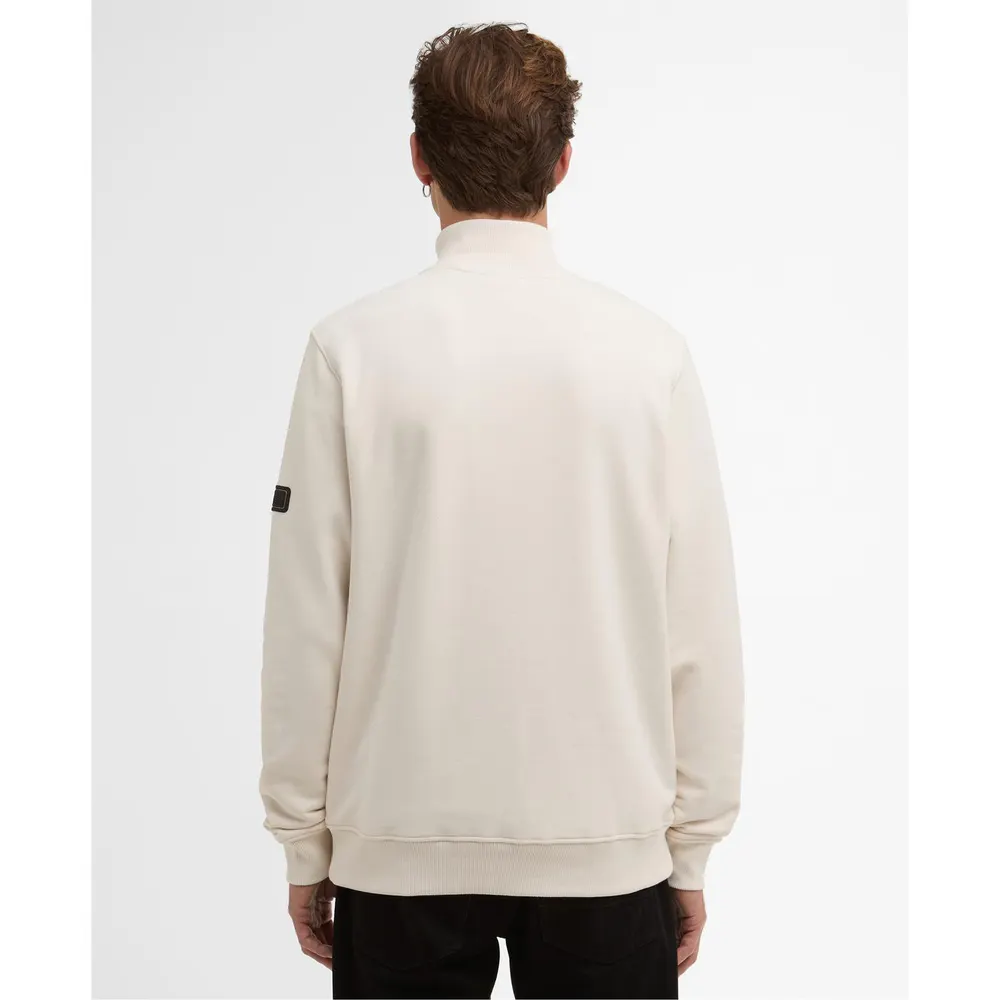 Barbour International Men's Ehan Half Zip Cotton Long Sleeve Sweatshirt detail 3