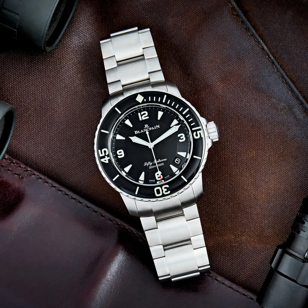 Blancpain Fifty Fathoms Automatique 45mm Mens Watch Black in Black, additional product view 2
