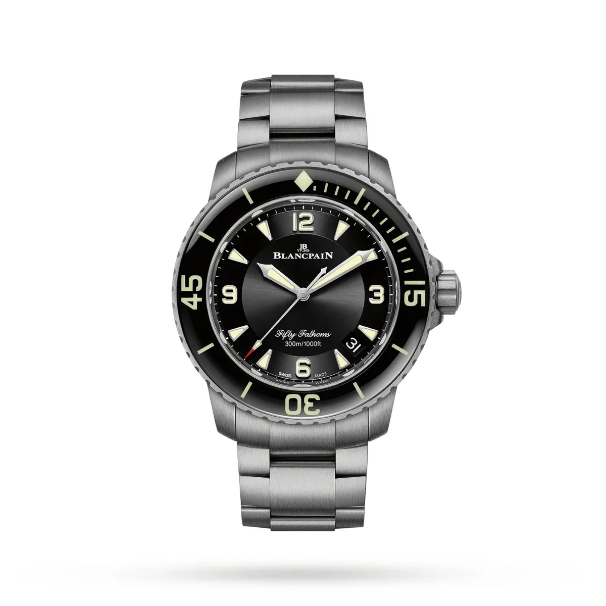 Blancpain Fifty Fathoms Automatique 45mm Mens Watch Black