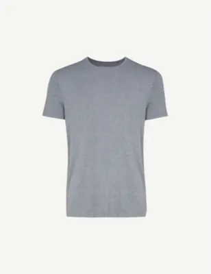 DEREK ROSE Basel crewneck stretch-modal T-shirt detail 2