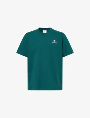 CASABLANCA Classic Small Logo Cotton T-Shirt