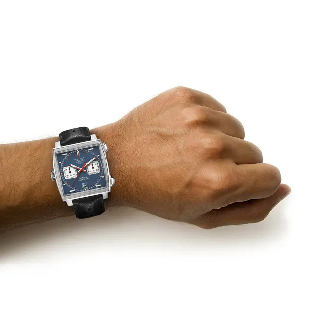 TAG Heuer Vintage Monaco Automatic 39mm Mens Watch in Blue, additional product view 2