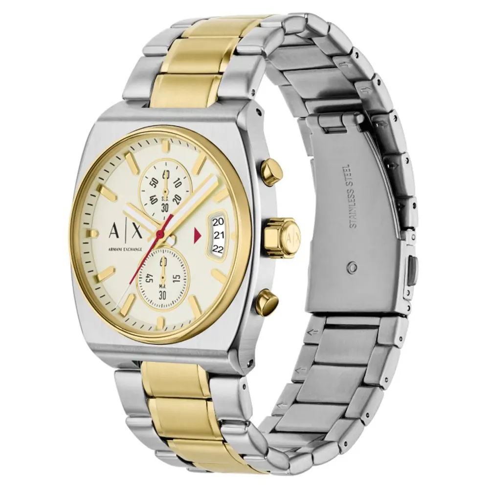Armani Exchange Chronograph Two-Tone Stainless Steel Mens Watch detail 2