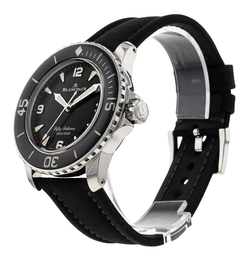 Blancpain Fifty Fathoms 5015C-1130-52B — 2022 — Excellent in Black Quarter Arabic, additional product view 2