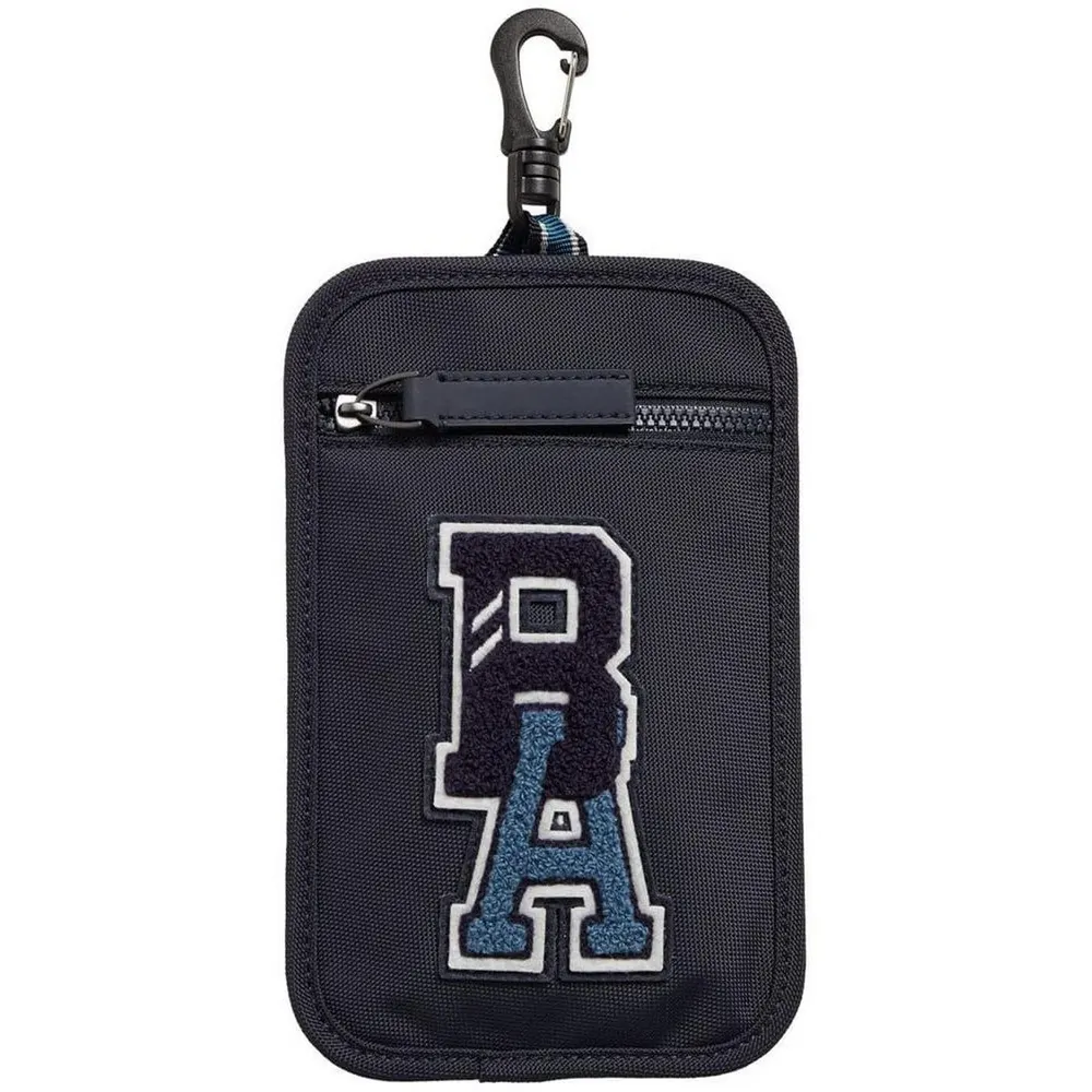 Boss x Russell Athletic Neck Pouch in Navy, additional product view 2