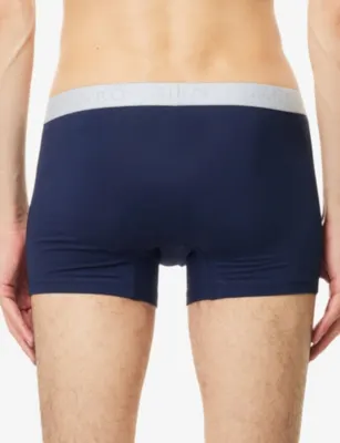 HANRO Cotton Essentials Logo-Waistband Pack of Two Stretch-Cotton Boxers detail 3