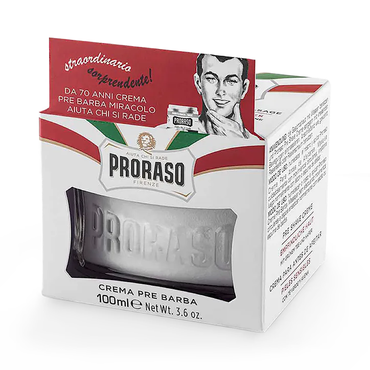 Proraso Pre Shave Cream Sensitive 100ml detail 2
