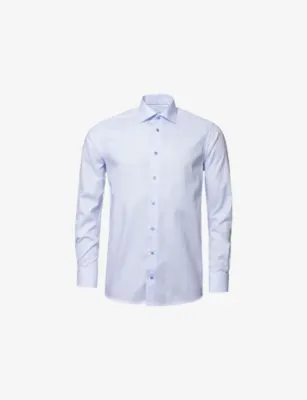ETON Business Slim-Fit Cotton Shirt - Light purple - 17.75