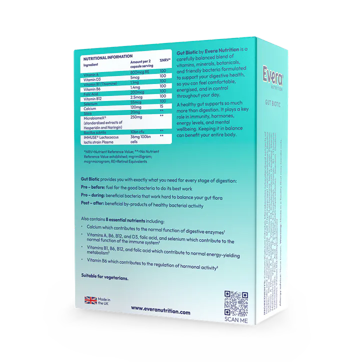 Evera Nutrition Gut Biotic 60 Capsules detail 2