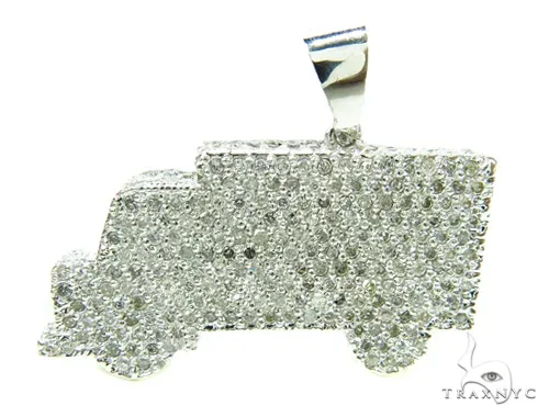 RINA - For Him CUSTOM Custom Diamond Truck Pendant 39269 in Rose Gold – Pendant