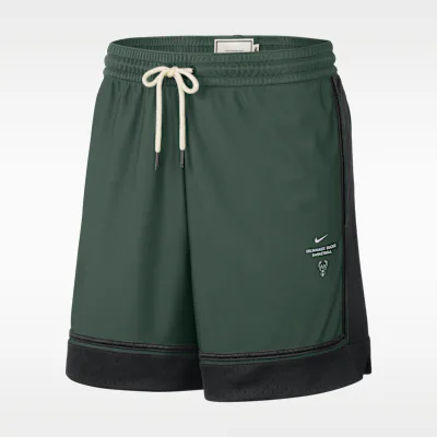 Nike Milwaukee Bucks Standard Issue Men's 15cm (approx.) NBA Shorts - Fir/Black