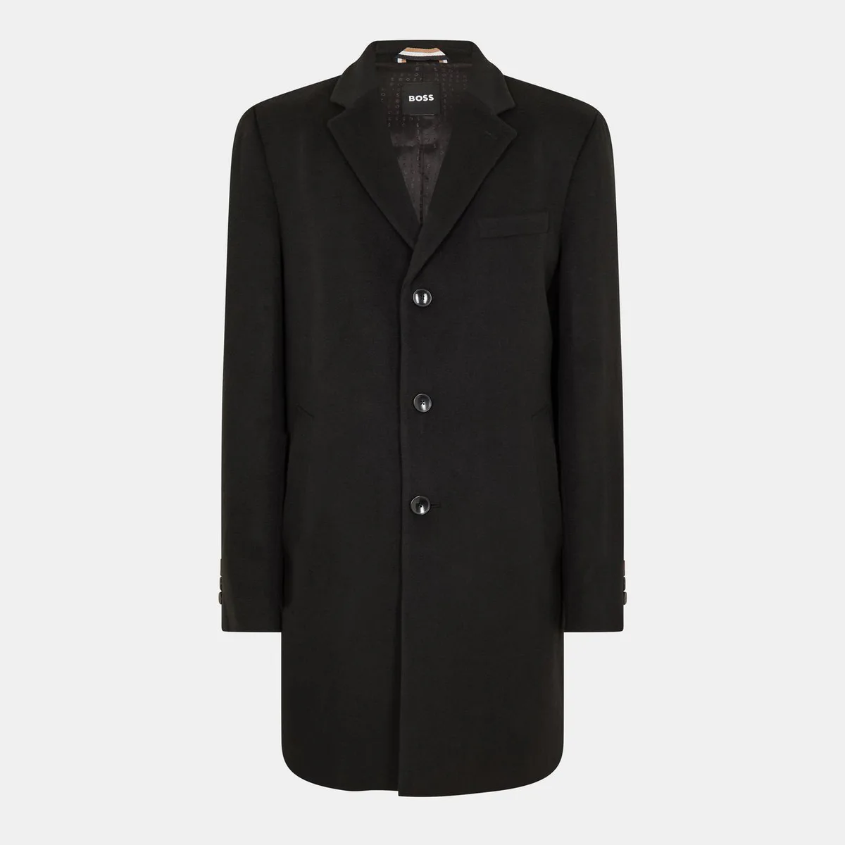 Boss Men's Hyde Tailored Fit Long Formal Coat