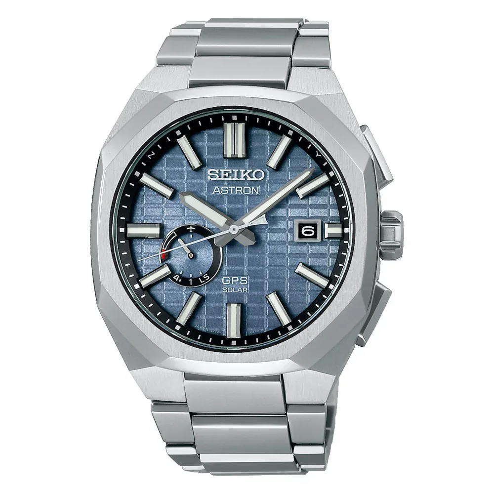 Seiko Astron GPS Solar 41mm Mens Watch Blue