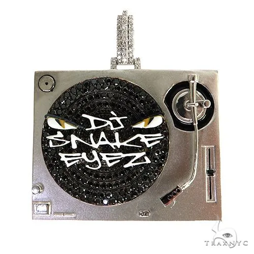 RINA - For Him CUSTOM Custom Made DJ Recorder Player Pendant 67823 in Rose Gold – Pendant