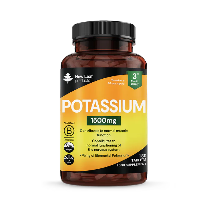 New Leaf Products Potassium Tablets 180 tablets