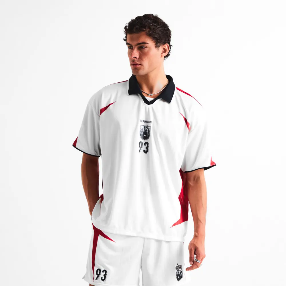 Represent Mens Spike Football Shirt detail 3