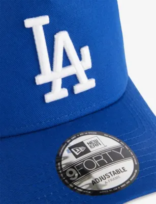 NEW ERA 9FORTY LA Dodgers cotton trucker cap detail 3
