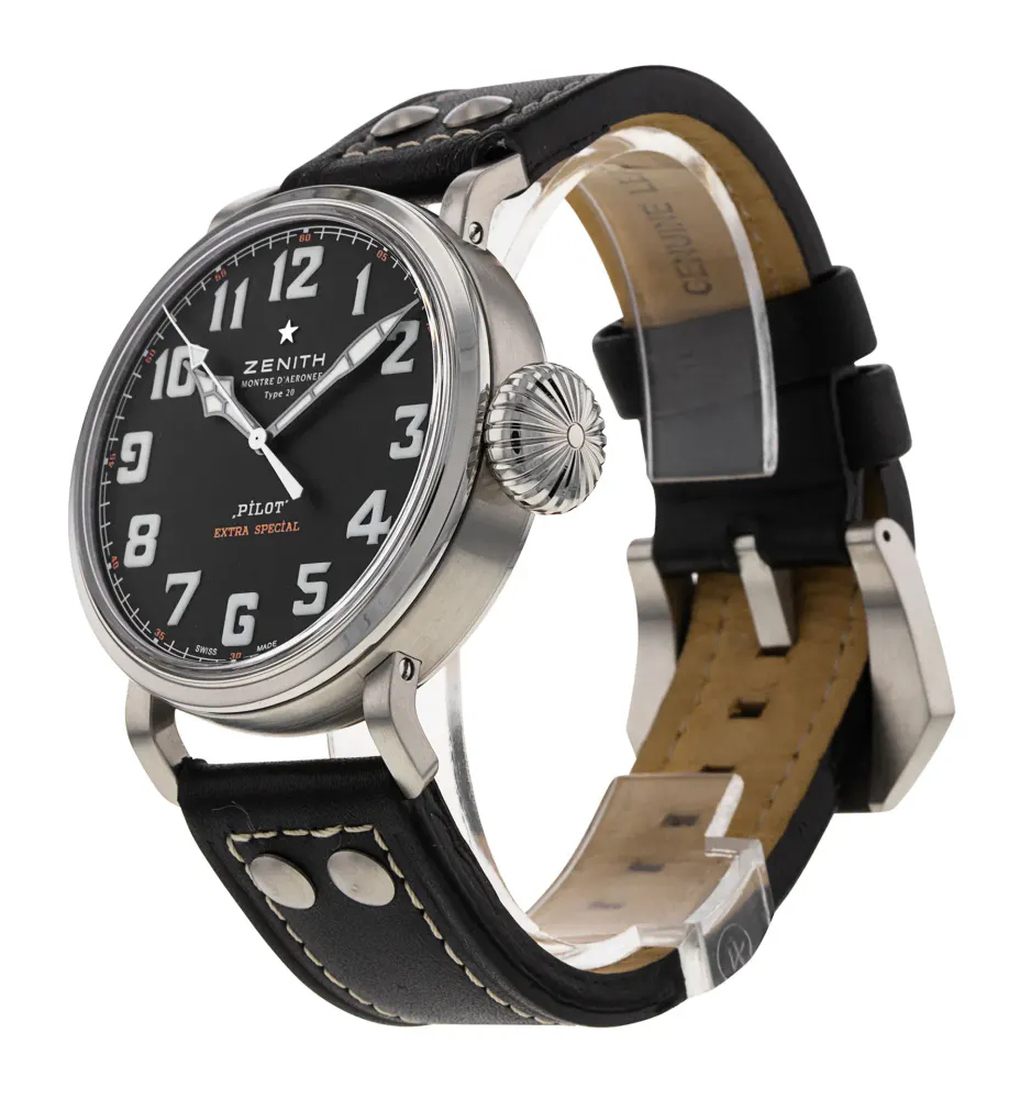 Zenith Pilot 03.2430.3000/21.C738 — 2014 — Excellent in Black Arabic, additional product view 2