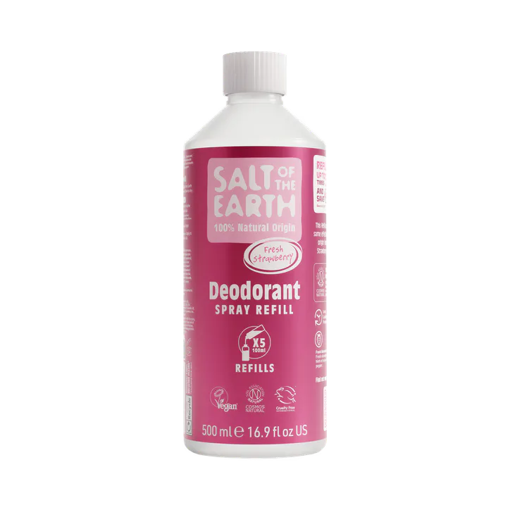 Salt of the Earth Natural Deodorant Spray Refill Fresh Strawberry 500ml